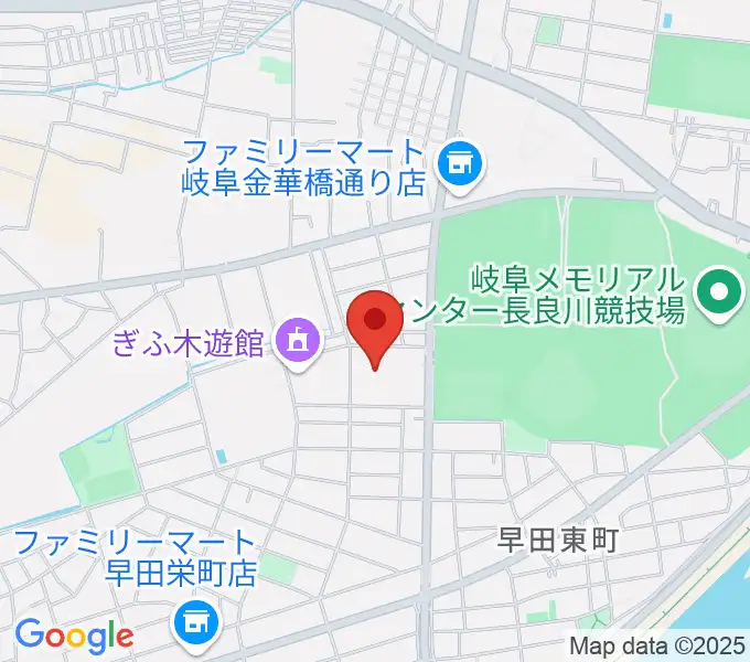 ぎふ清流文化プラザ長良川ホールの地図