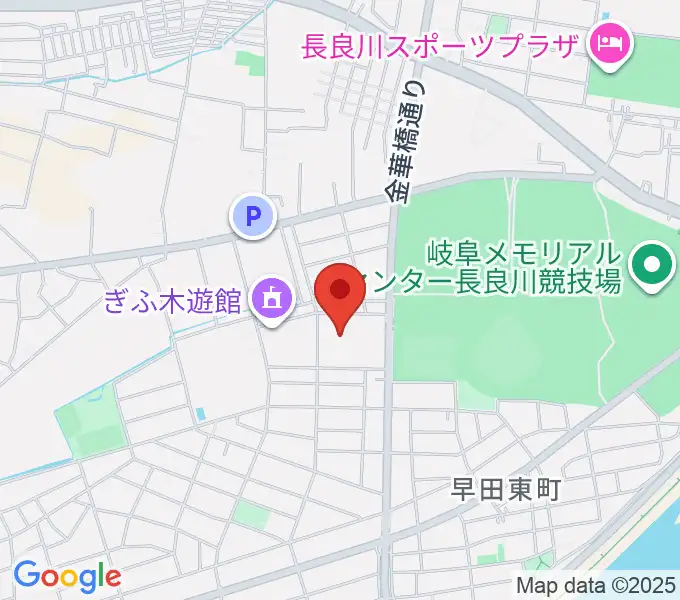 ぎふ清流文化プラザ長良川ホールの地図