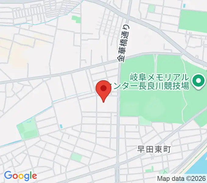 ぎふ清流文化プラザ長良川ホールの地図