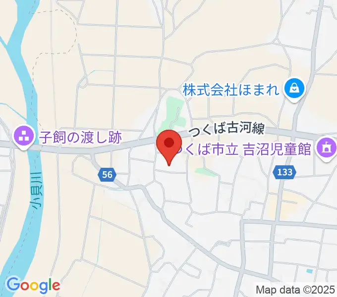 須藤ピアノ調律工房の地図