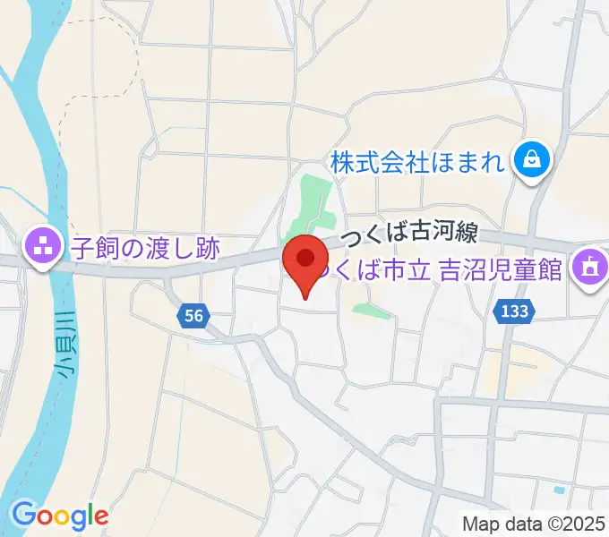 須藤ピアノ調律工房の地図