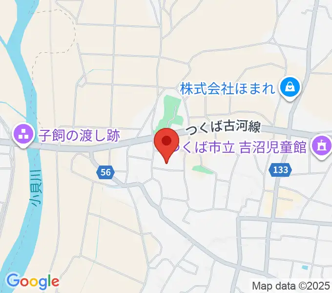 須藤ピアノ調律工房の地図