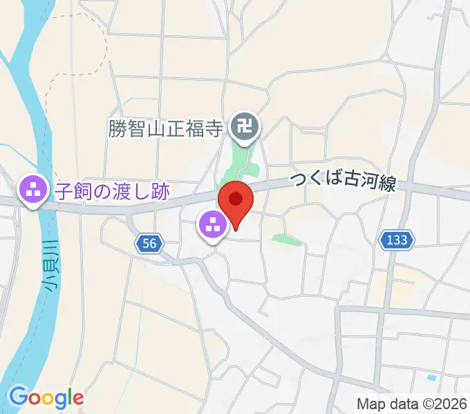 須藤ピアノ調律工房の地図