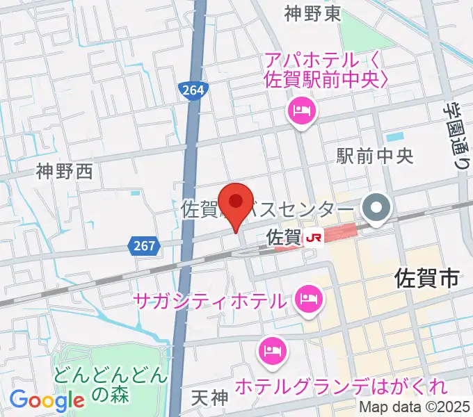 小川楽器 佐賀店の地図