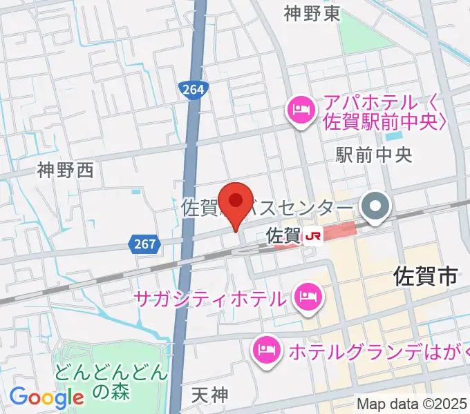 小川楽器 佐賀店の地図