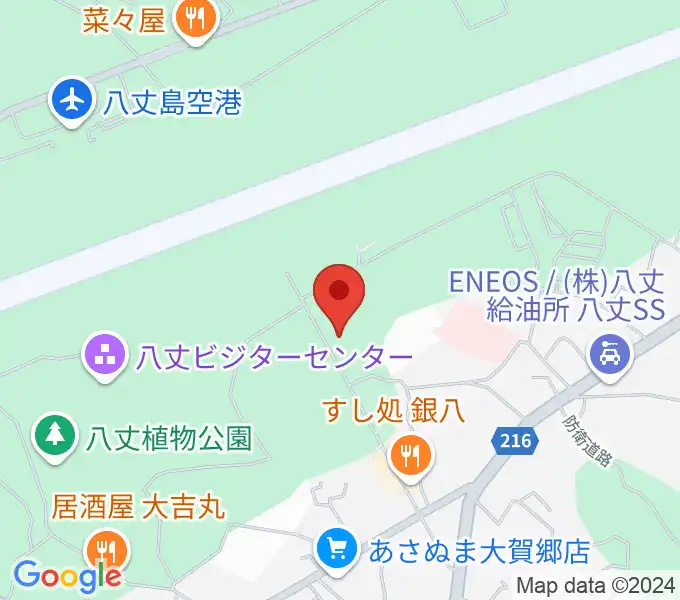 八丈町多目的ホールおじゃれの地図