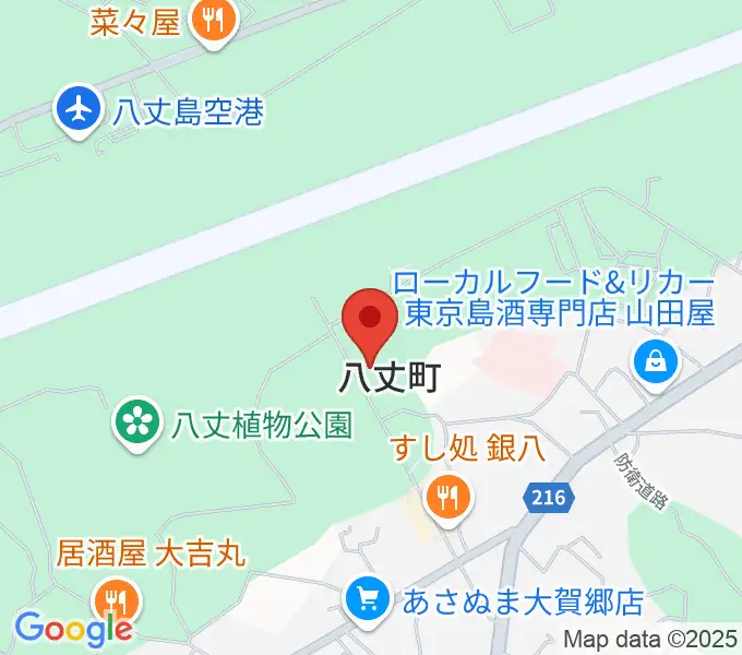 八丈町多目的ホールおじゃれの地図