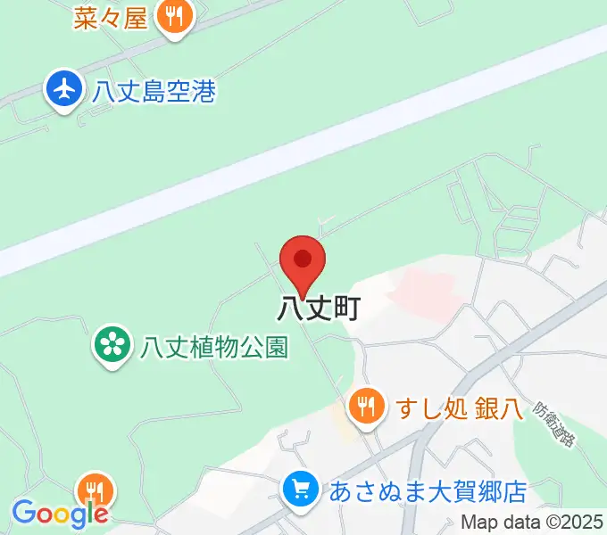 八丈町多目的ホールおじゃれの地図