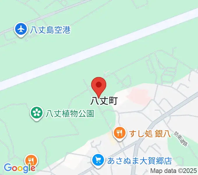 八丈町多目的ホールおじゃれの地図