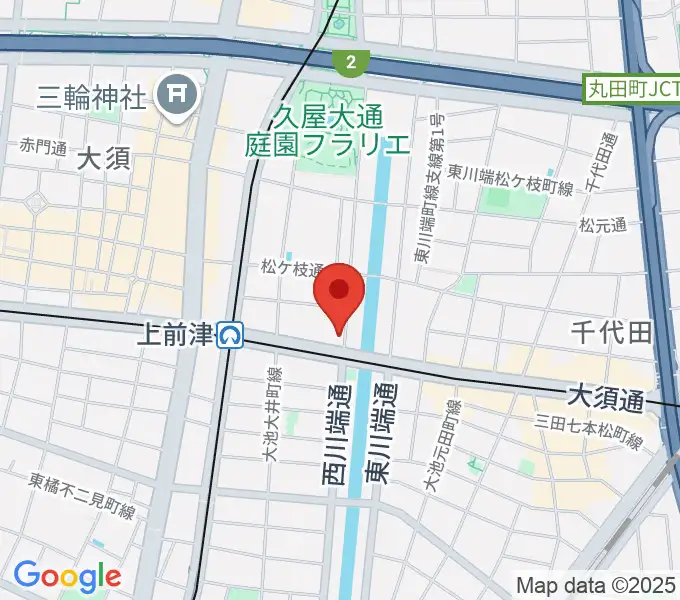 名古屋大須OYSの地図