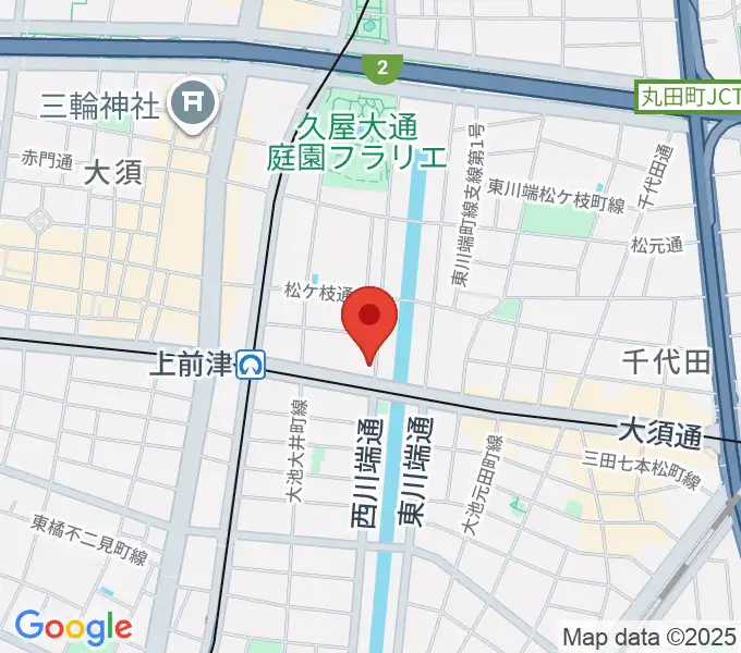 名古屋大須OYSの地図