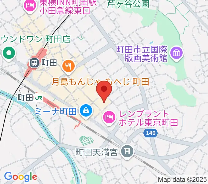 町田市民フォーラムの地図