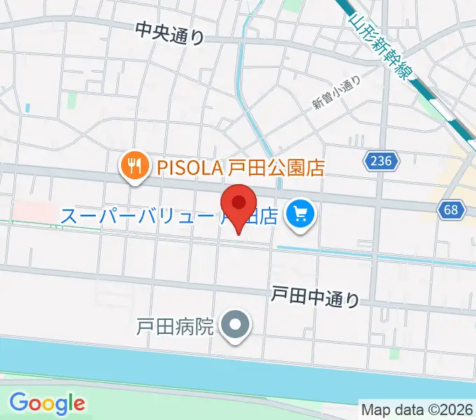 さくらパル 新曽南多世代交流館の地図