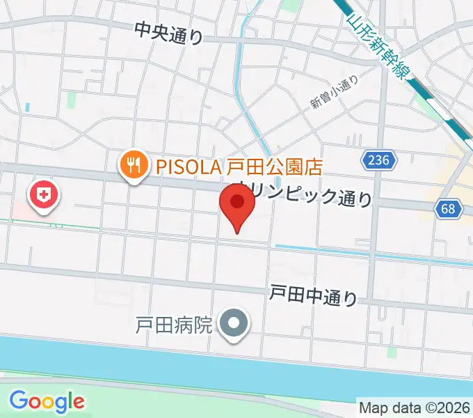 さくらパル 新曽南多世代交流館の地図