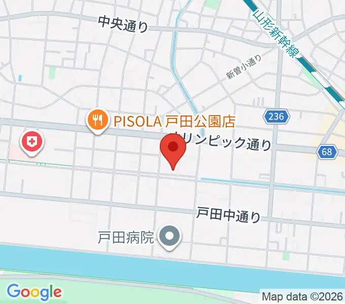 さくらパル 新曽南多世代交流館の地図