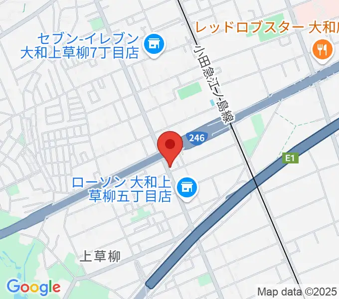ウイスタリアピアノの地図