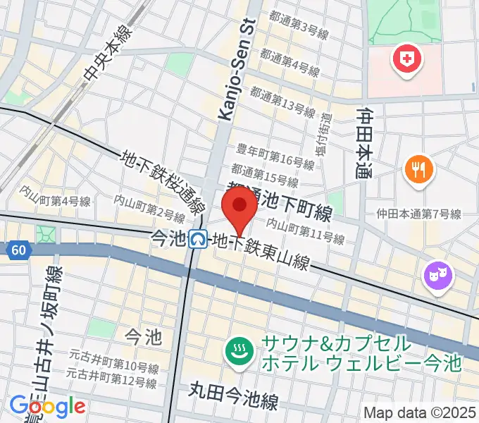 名古屋ボトムラインの地図