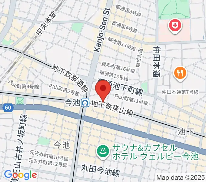 名古屋ボトムラインの地図