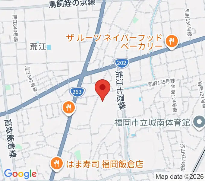 末永文化センターの地図