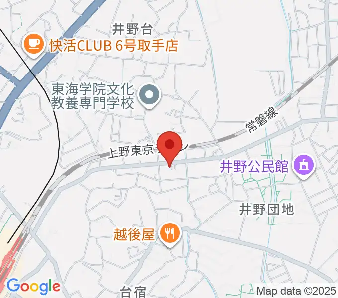 取手Atelier ju-tou(アトリエ ジュトウ)の地図