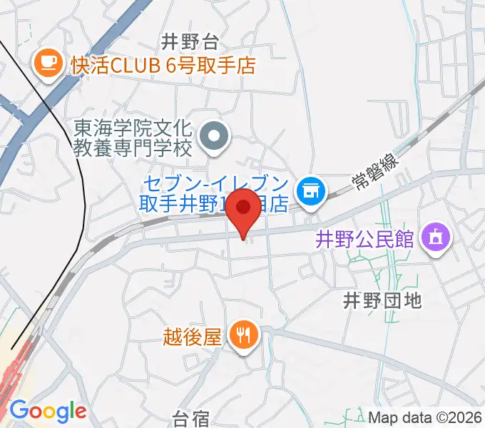 取手Atelier ju-tou（アトリエ ジュトウ）の地図