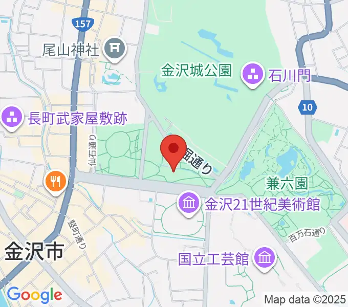 しいのき迎賓館の地図