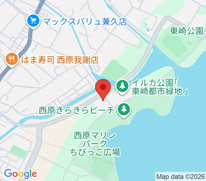 ムーンテラス東崎 Sairaiin音楽堂の地図