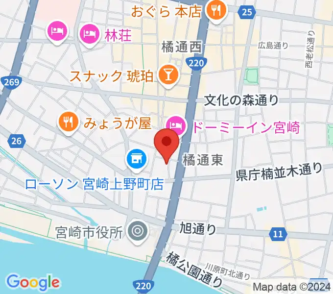 旬音スタジオの地図