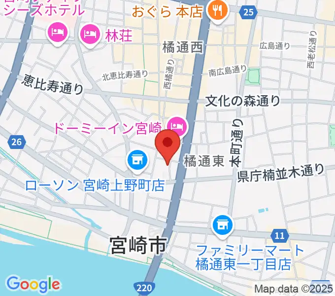 旬音スタジオの地図