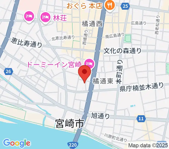 旬音スタジオの地図