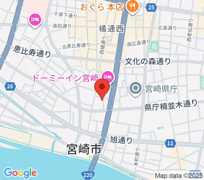 旬音スタジオの地図