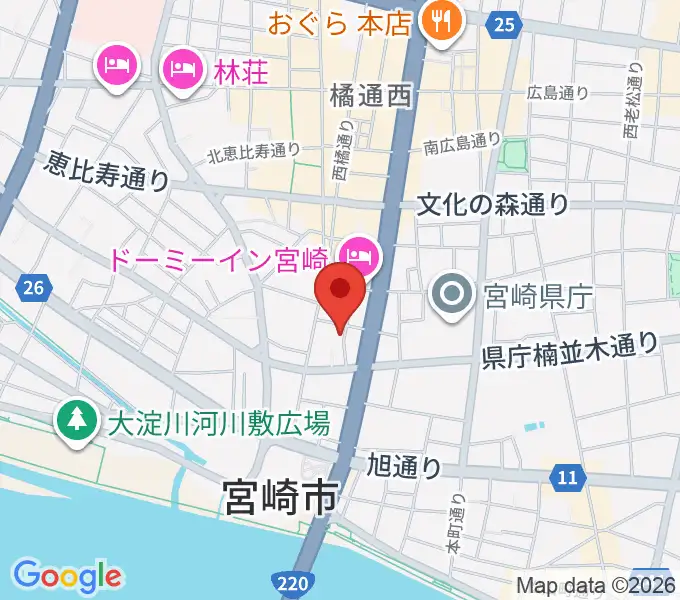 旬音スタジオの地図
