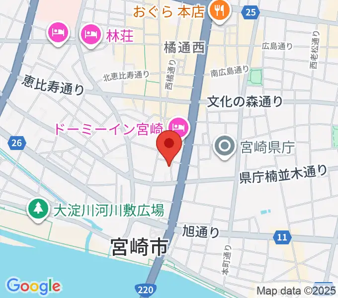 旬音ミュージック・スクールの地図