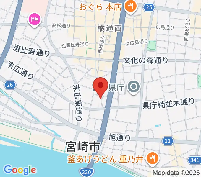 旬音ミュージック・スクールの地図