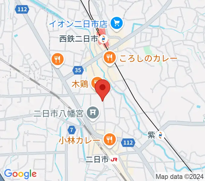 二日市ムーヴメントの地図