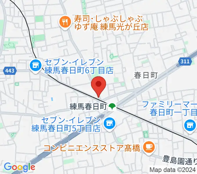 春日町LADY DAYの地図