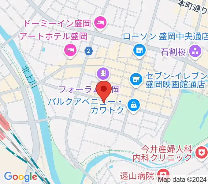 BAR CAFE the Sの地図