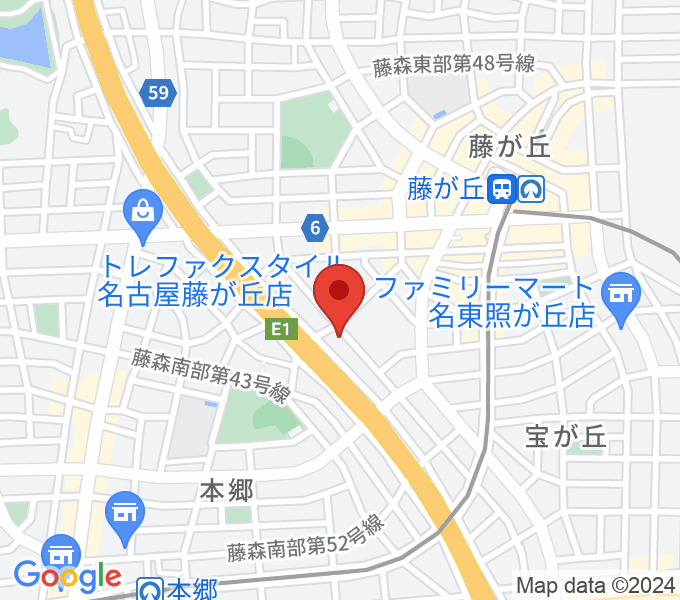 名古屋ミュージックファームの場所