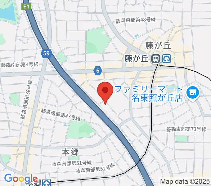名古屋ミュージックファームの地図