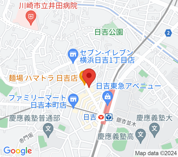 日吉Wonder Wall Yokohamaの場所