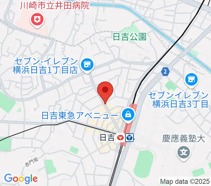 日吉ワンダーウォールの地図