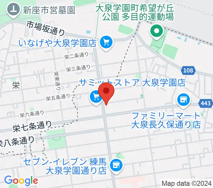 スタジオ ルミエールの地図