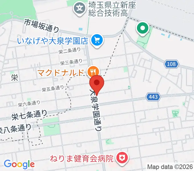 スタジオ ルミエールの地図