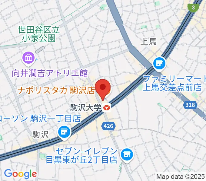 エムズ・カンティーナの地図