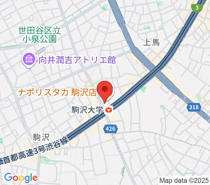 エムズ・カンティーナの地図