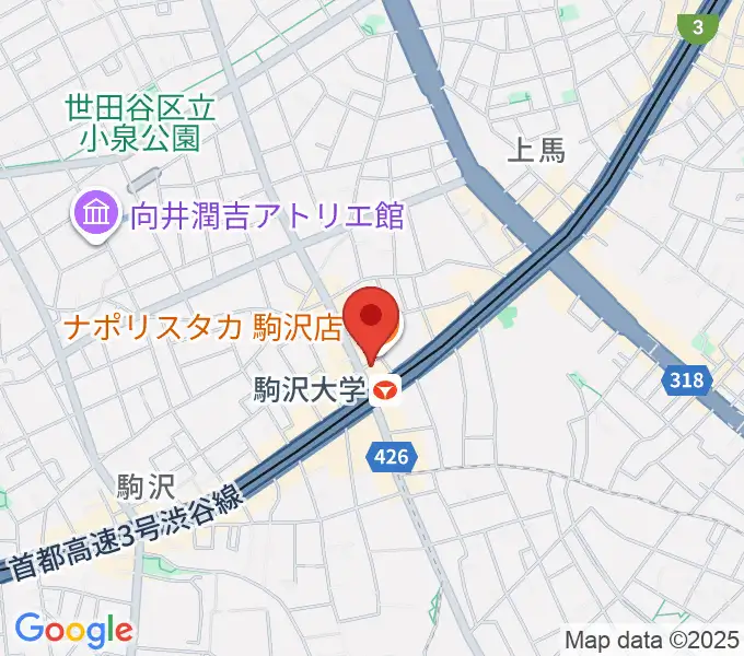 エムズ・カンティーナの地図