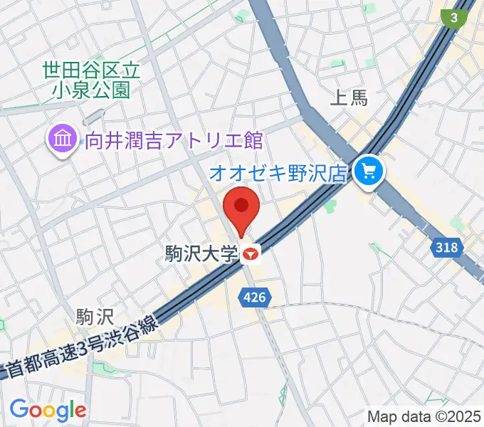 エムズ・カンティーナの地図