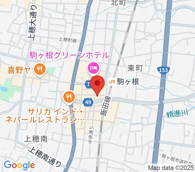 G-Studio NIRVASHの地図