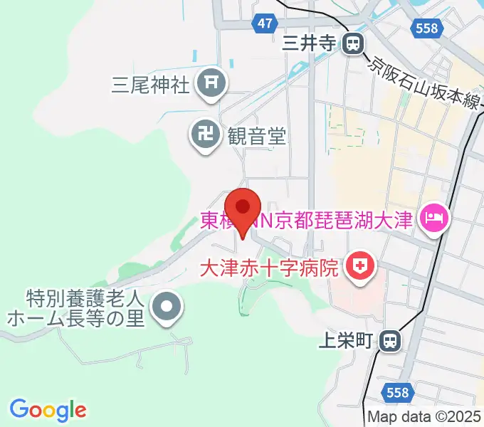 ながらの座・座の地図