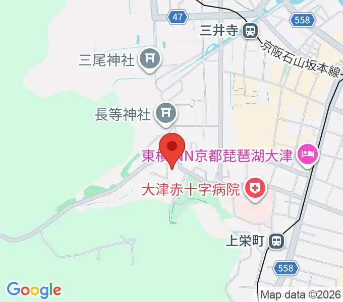 ながらの座・座の地図